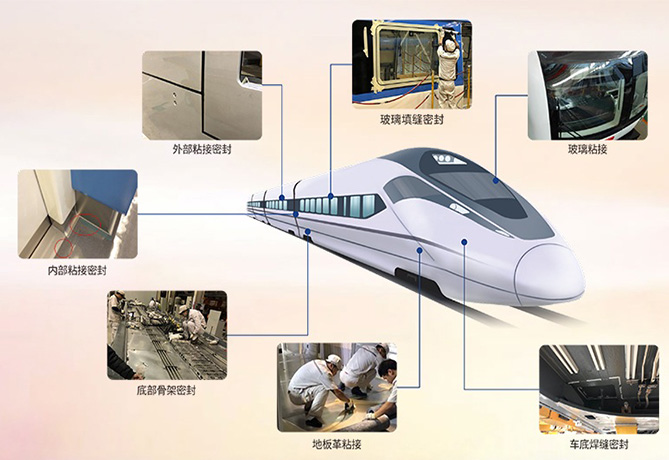 胶粘剂在轨道交通行业的应用(yòng)